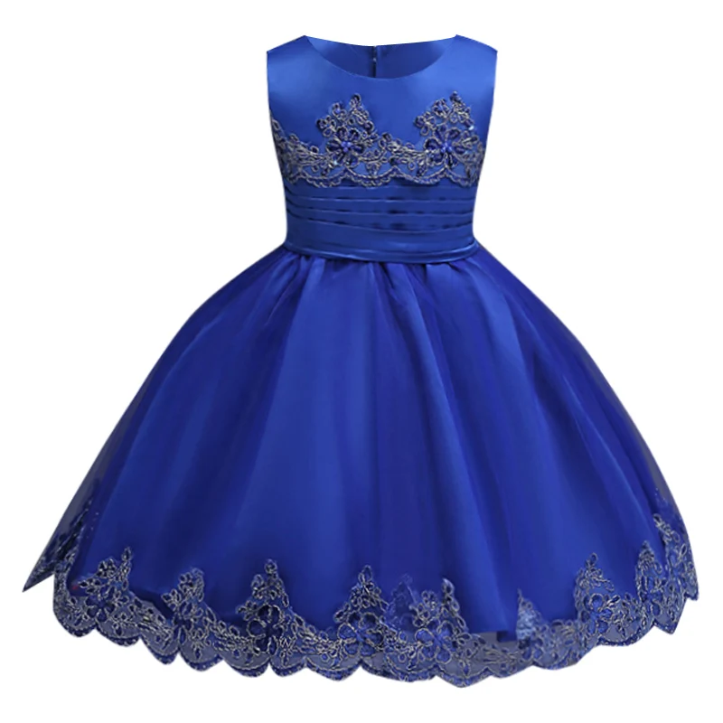 Коллекция 2018 года Детские платья для девочек свадебное платье Элегантная