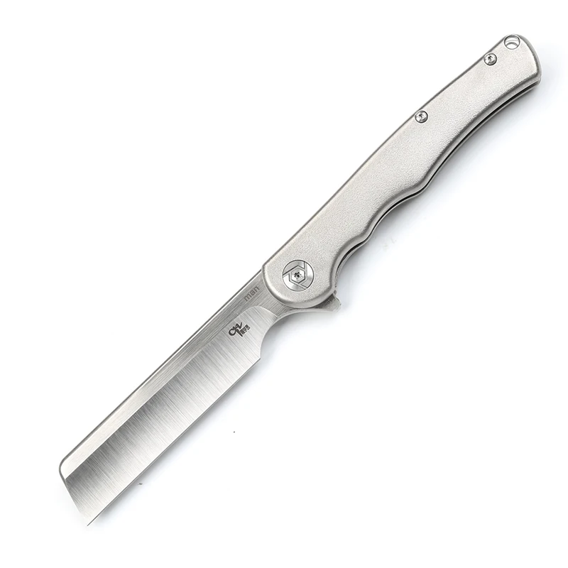 Silver gray CH man бритвенный складной нож S35VN лезвие шарикоподшипник шайба Титан Открытый Выживания Кемпинг Охота Карманные Ножи EDC инструменты - Цвет: Silver gray