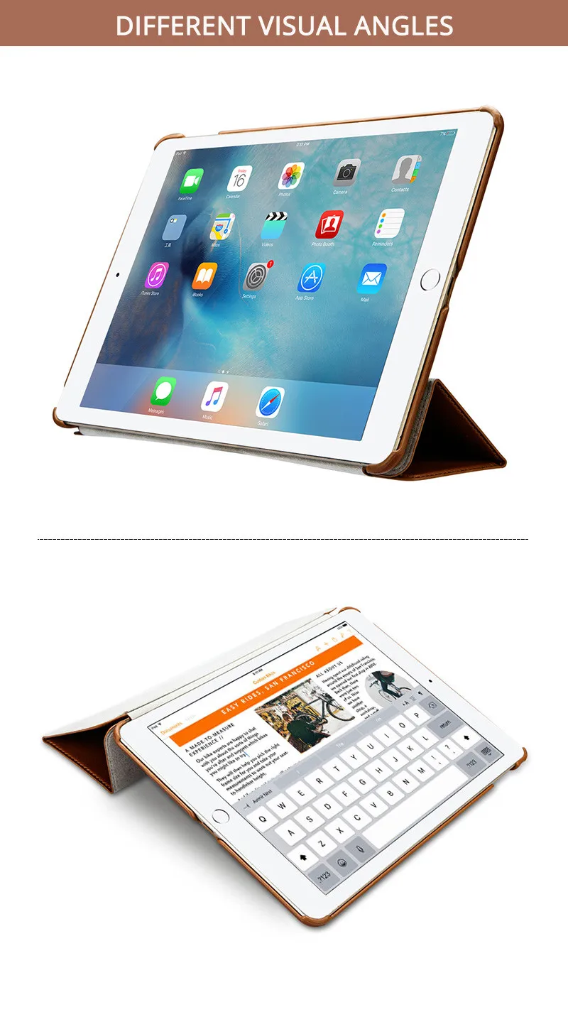 Jisoncase для iPad Pro 9,7 флип-чехол из искусственной кожи роскошный простой Funda для iPad Pro 9,7 смарт-чехол магнитные Чехлы для планшетов и чехол s