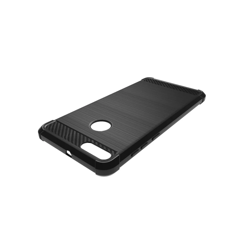Для huawei Y9 2018 чехол мягкий углеродного волокна для FLA LX1 LX2 LX3 противоударный