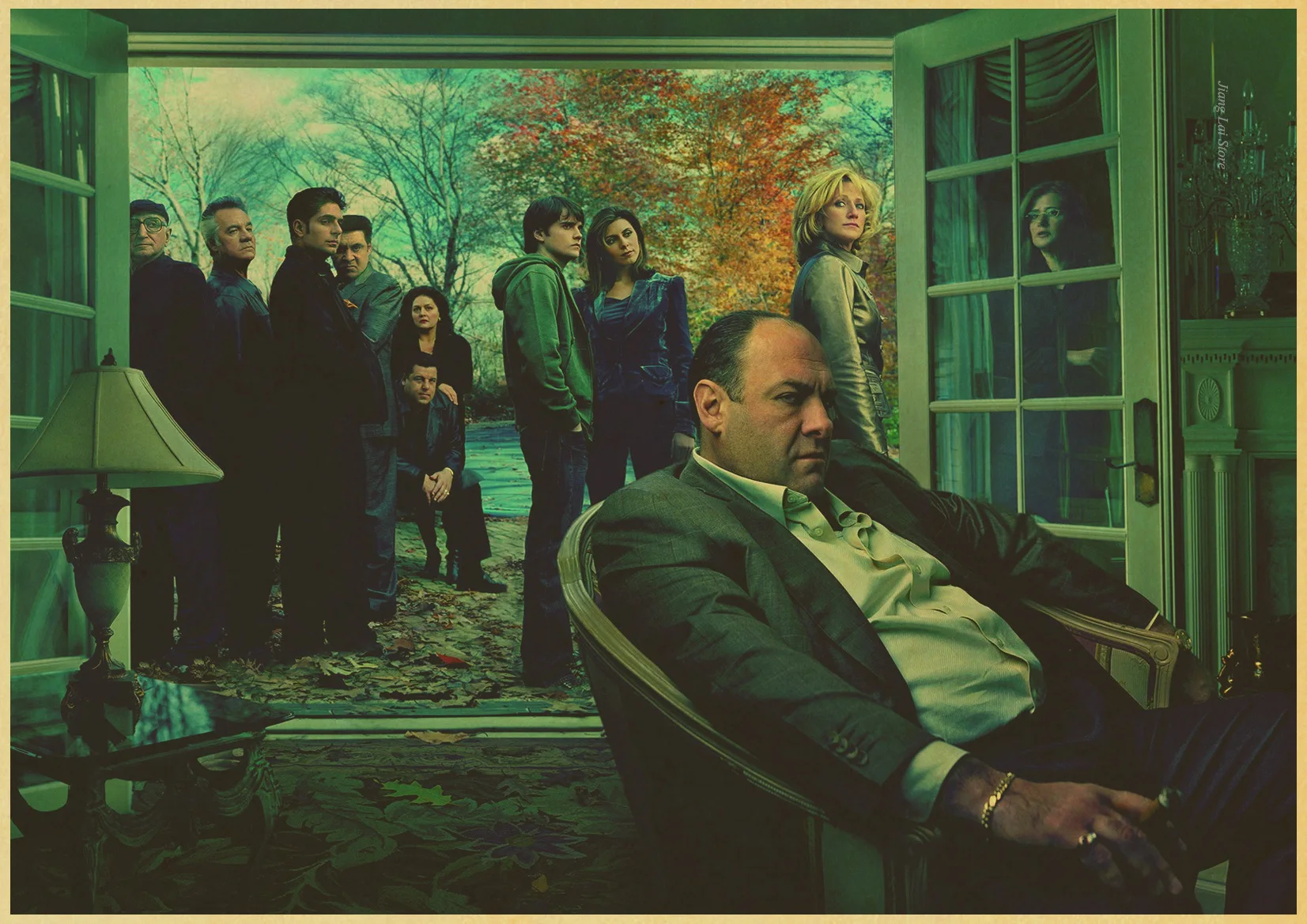 H162 James Gandolfini Sopranos винтажный бумажный плакат настенная живопись украшение дома 42X30 см 30X21 см - Цвет: H162