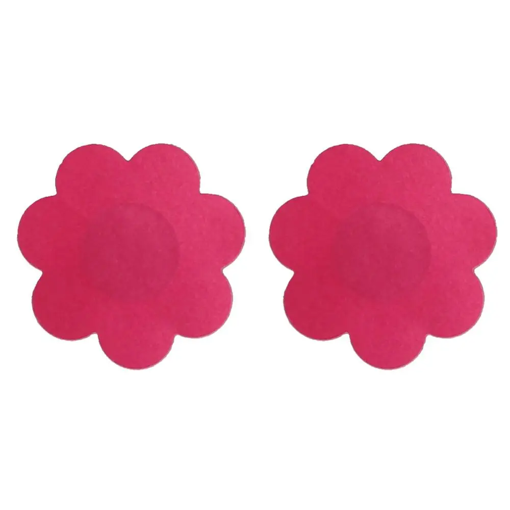 Rose Red Мода 1 пара крутые Многоразовые Один размер наклейки на Соски Нижнее белье Самоклеющиеся силиконовые груди бра для скрытия сосков Pasties Pad - Цвет: Rose Red