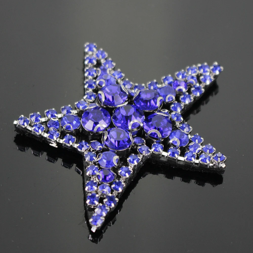 3 шт. стразы Звезда бусины Алмазная нашивка Кристаллы значки броши для одежды