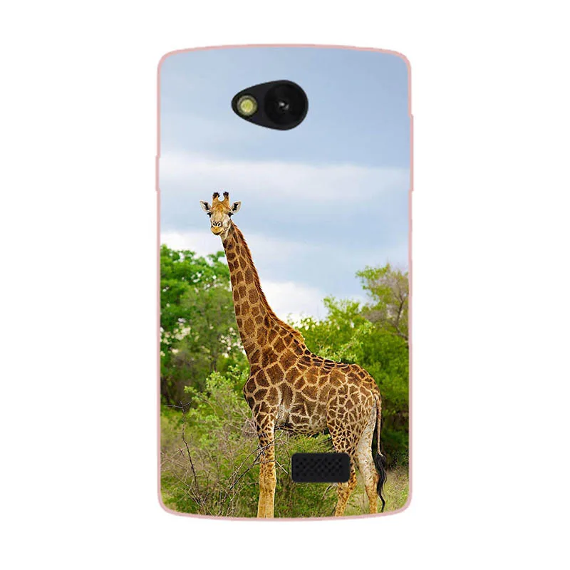 Модный чехол с рисунком для LG Optimus Dual D285 D280 D325 D320 L80 L90 F60, чехол для телефона с изображением кота и пейзажа - Цвет: M075
