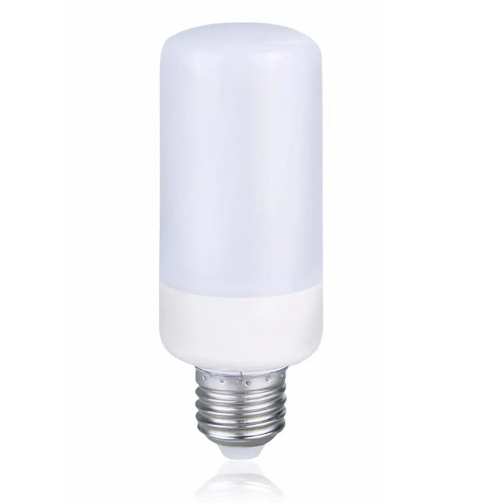 Новая красочная Светодиодная лампа E27 2835 SMD с эффектом пламени накаливания 3 Вт