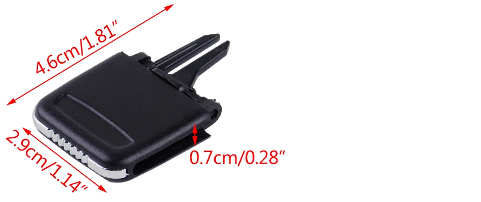 DWCX черный кондиционер A/C вентиляционное отверстие кондиционер карты pad Outlet Tab зажим Ремонтный комплект подходит для Porsche Cayenne 2011