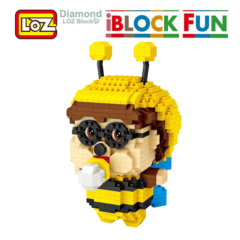 LOZ Monckeychi алмазные блоки игрушки фигурка миниатюрные строительные фигурки