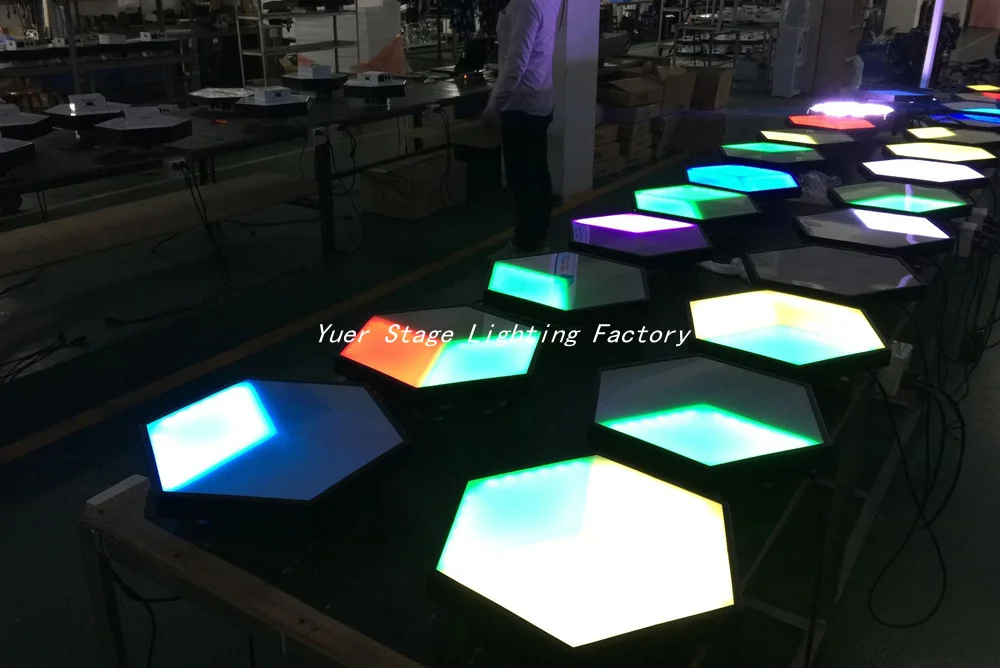 4 шт./лот светодиодный 3D видения панели ADJ уникальный дизайн 126 шт. 5050 SMD 3 в 1 RGB dmx 35 Вт Железный сценический светильник для dj светильник для дискотеки