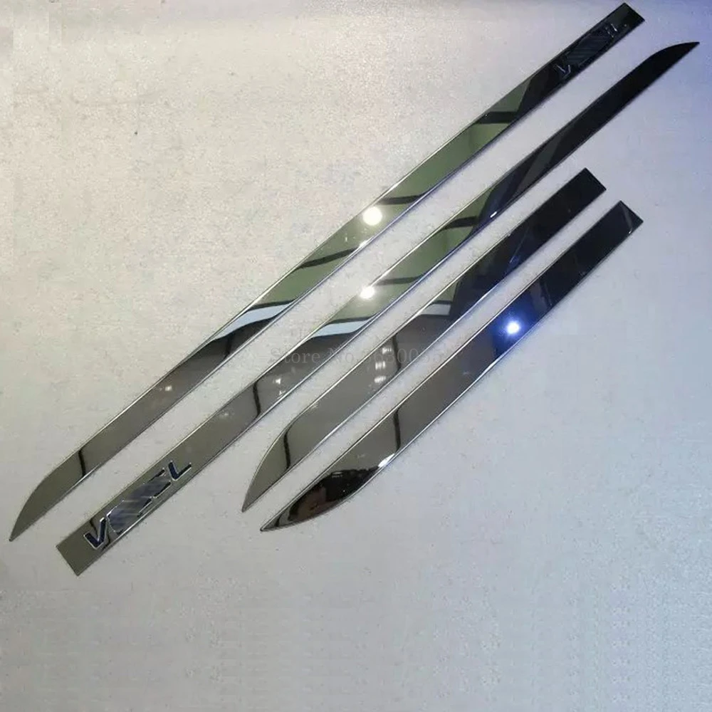 Для Honda HR V Vezel 2013 2017 из нержавеющей стали фоторамка stick strip Streamer mould 4