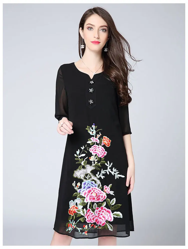 2018 женские Модные Весна Европа США Новый три алмаза Украшения вышитые круглый