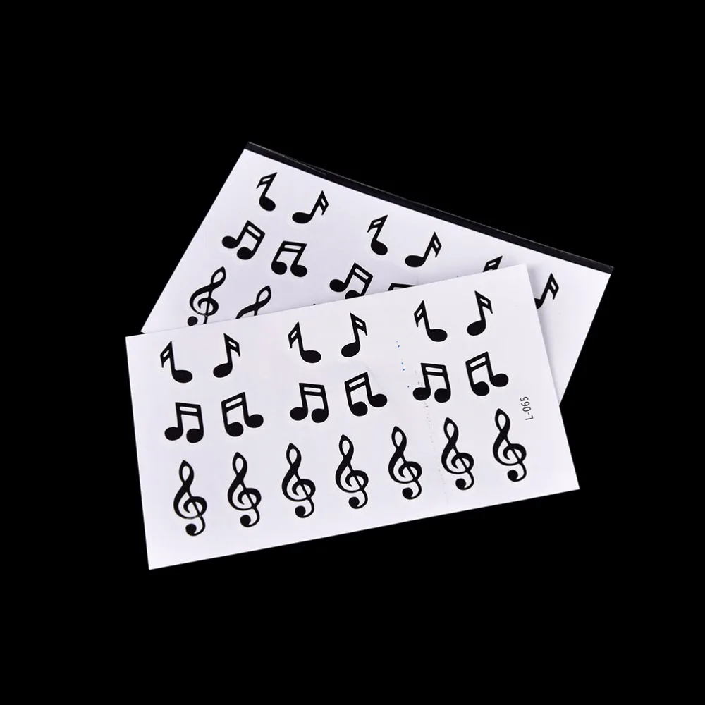 Водонепроницаемый стикер Music Note для женщин и мужчин|tattoo water|temporary fake tattoostattoo sticker |