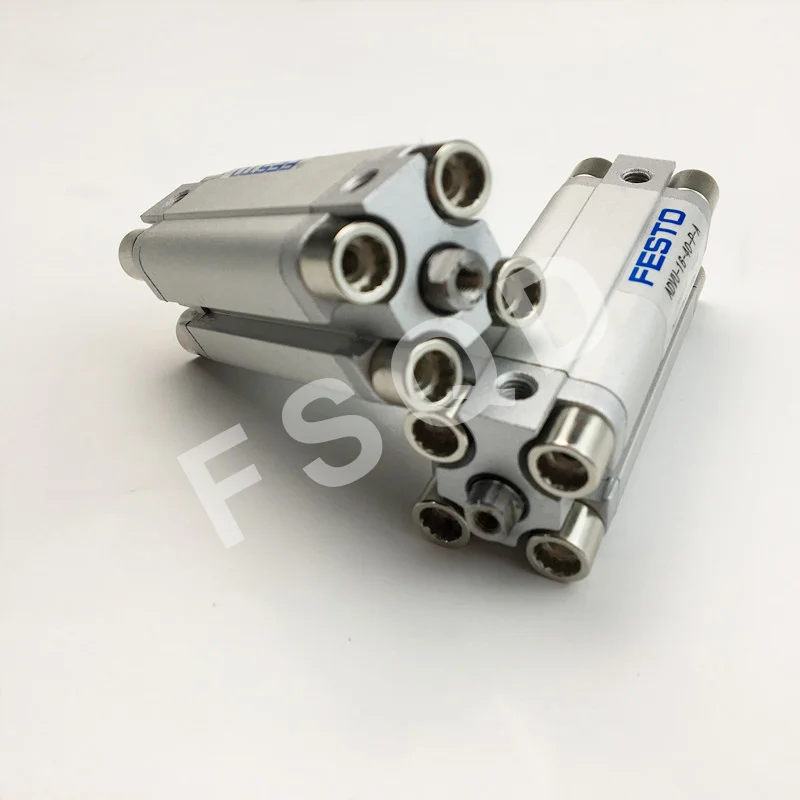 ADVU-25-5-P-A ADVU-25-10-P-A ADVU-25-15-P-A ADVU-25-20-P-A FESTO тонкий компактный воздушный цилиндр ADVU серии