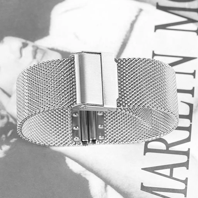 Металлический Миланский ремешок для Xiaomi Huami Amazfit Bip Watch Band 20 мм 22 мм браслет ремень для Amazfit Pace/Stratos 2 2 S/GTR 47 мм розовый