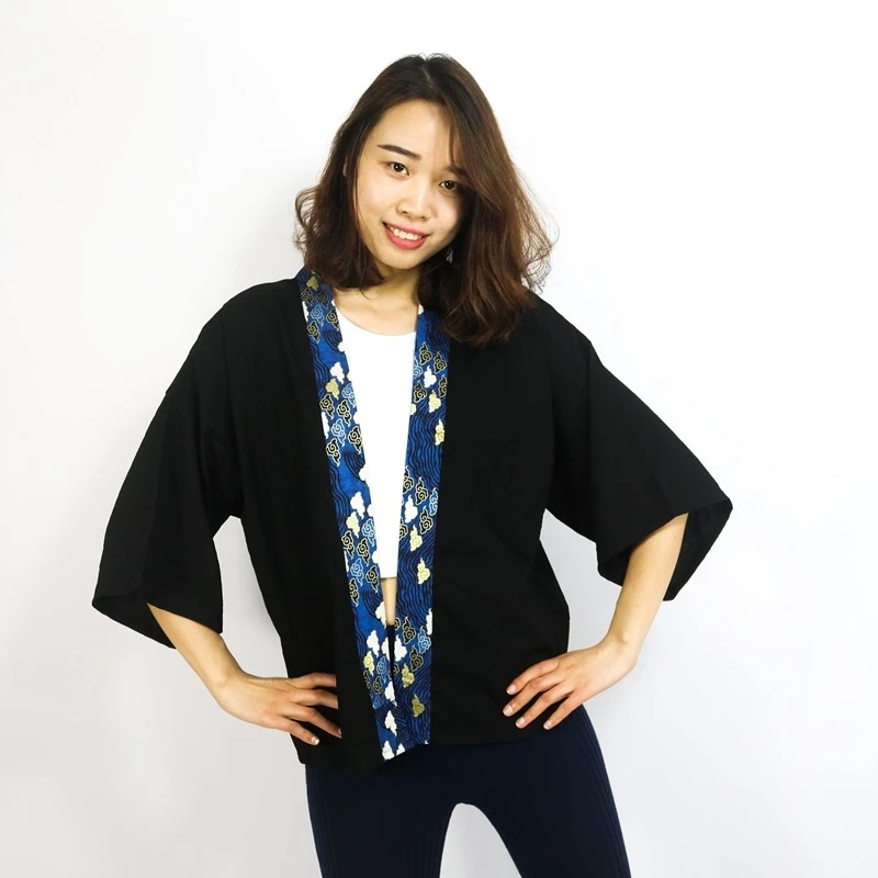 Женское японское кимоно yukata кардиган модная блузка длинный obi haori в традиционном