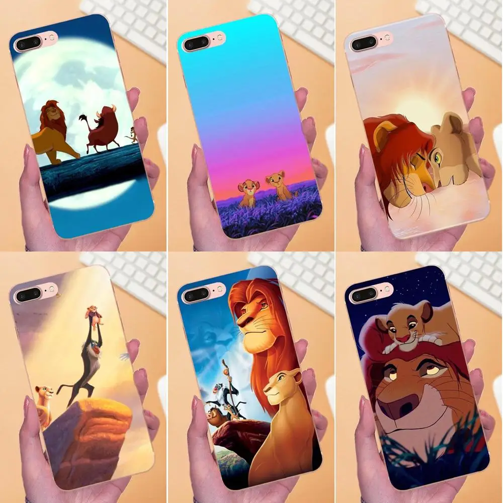 Лев Король фильм Прекрасный Мягкий мобильный телефон для Galaxy A3 A5 A7 On5 On7 2015 2016 2017