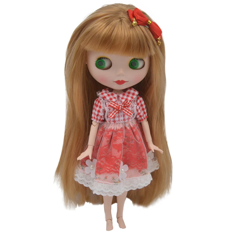 Заводская кукла Neo Blyth, матовое лицо, 1/6 BJD, шарнирная кукла Blyth, куклы для девочек, игрушки для новорожденных детей 5