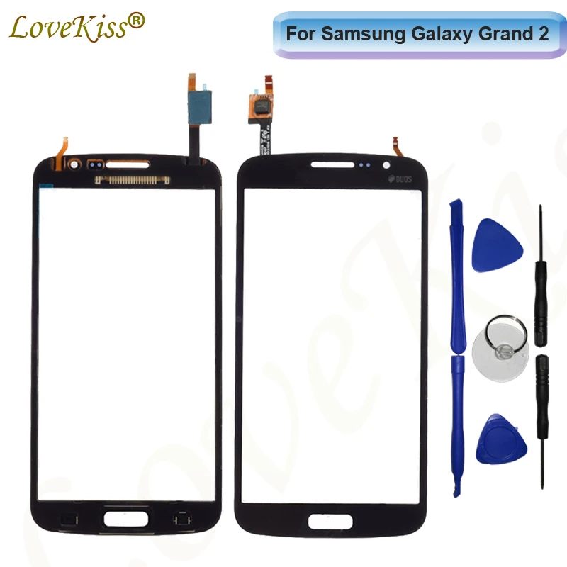 Передняя панель для Samsung Galaxy Grand 2 G7102 G7105 Grand2 DUOS G7106 сенсорный экран ЖК дисплей