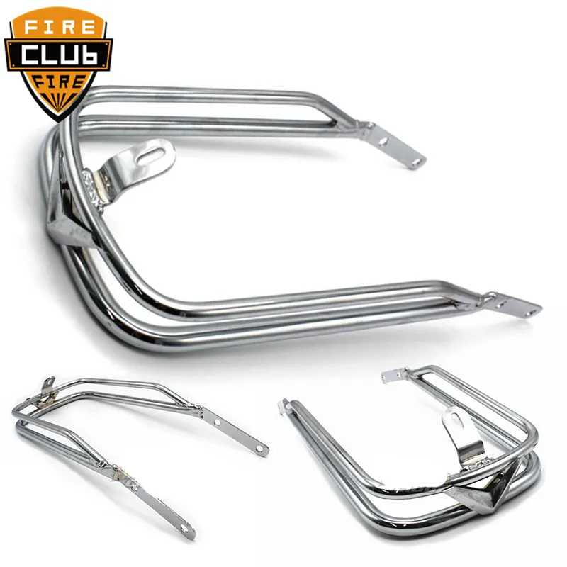 Для Harley туристическая хромированная FLH FLHT FLHTC 1986 2013 хромированный передний бампер
