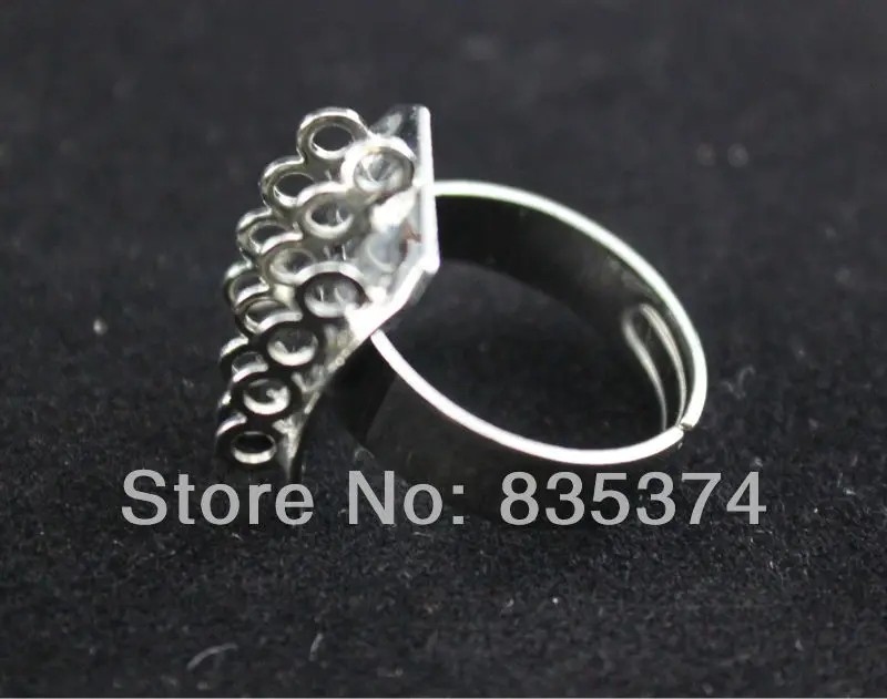 

Free Shipping! 100PCs Adjustable Rings Blank Findings 19mm (Tray:14mm)