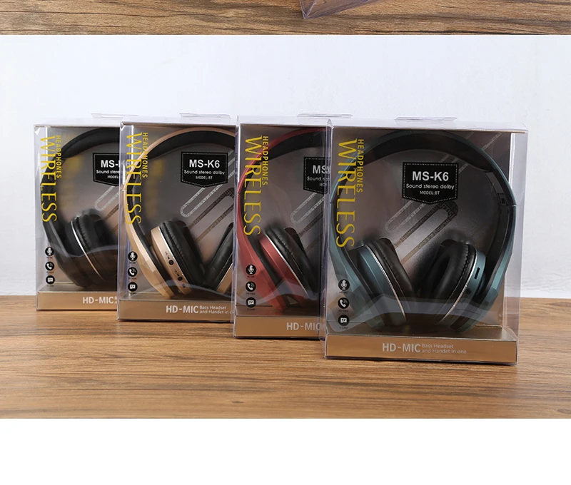 Поддержка SDcard FM Bluetooth три-в-одном гарнитура универсальная Беспроводная портативная складная гарнитура для мобильного телефона