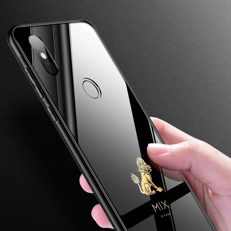 Note 6 Чехол из закаленного стекла зеленого цвета для Xiaomi RedMi чехлы задней панели Note6