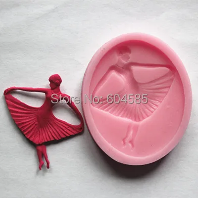 3D силиконовые формы для девочек танцев печенья печенья|biscuit mold|shape siliconebiscuit silicone