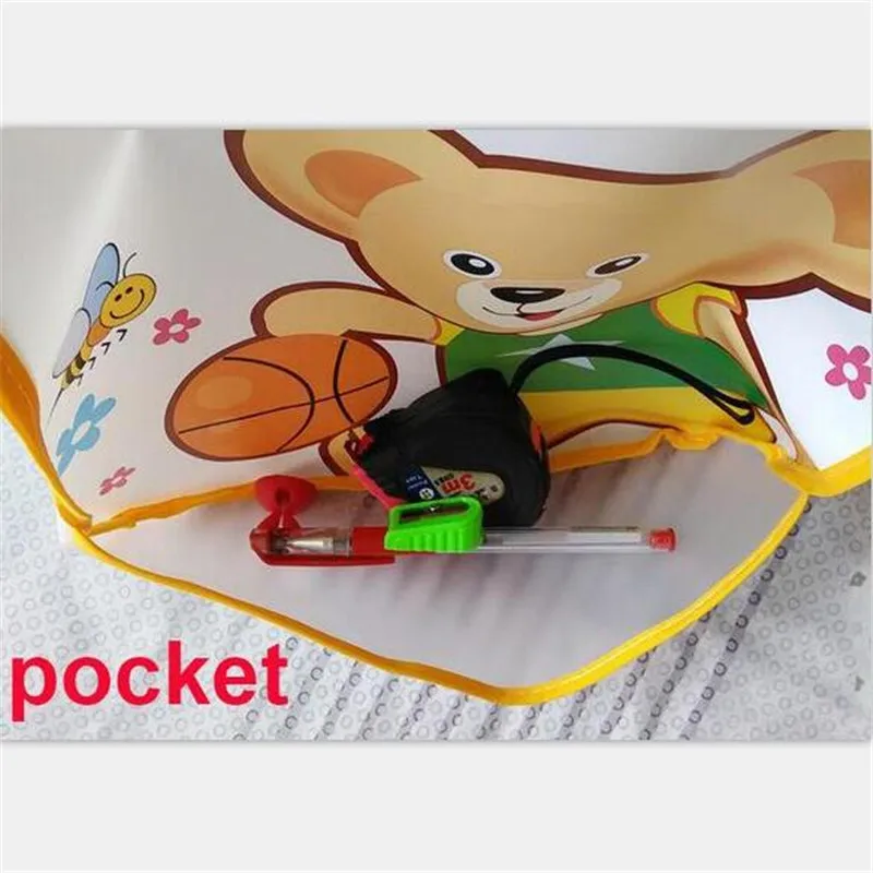 Мультяшные непромокаемые детские нагрудники с длинным рукавом художественный