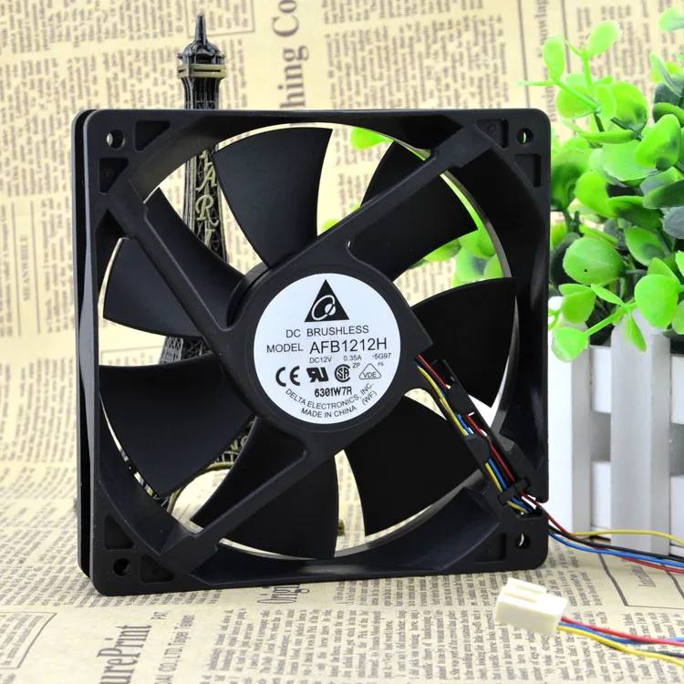 Охлаждающий вентилятор шасси для Delta AFB1212H 12 В 12025 а см|cooling fan|powered coolingpowerful fan |