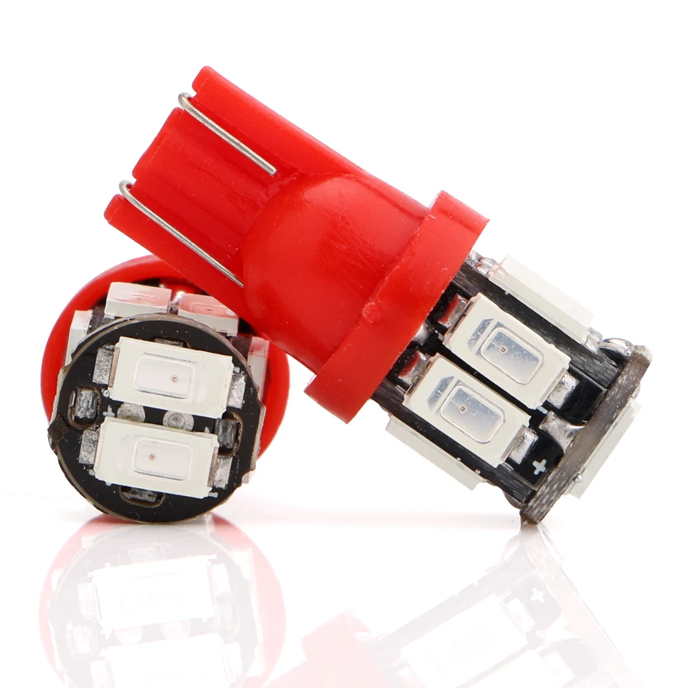 YM E Bright 4 шт. T10 5630 10 SMD 194 168 W5W светильник для чтения 12 В Led Wedth s Белый Синий Красный