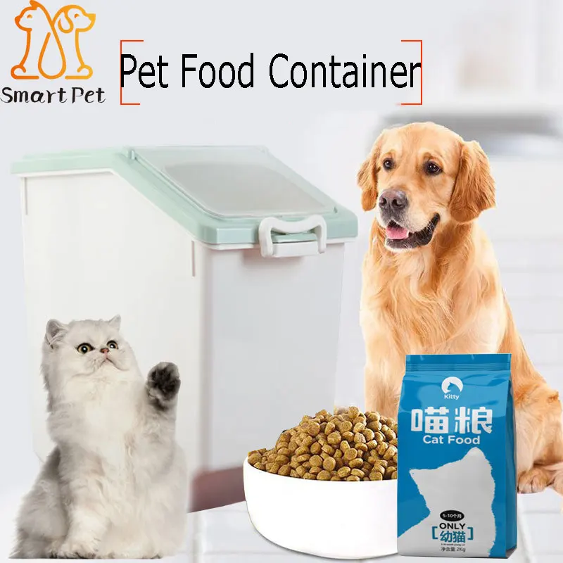 SMARTPET герметичный кошка Еда баррель сухой корм для животных контейнер высокими
