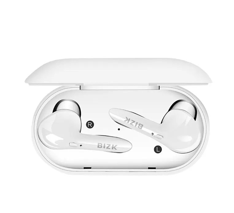 BLZK Bluetooth наушники TWS наушники беспроводные Bluetooth наушники стерео гарнитура Bluetooth наушники с микрофоном и зарядным устройством - Цвет: M6-W-6