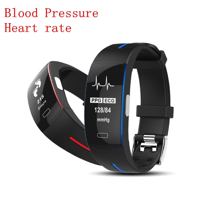 Best Blood Pressure Smart Bracelet Heart Rate Tracker Sport Fitness Clock Bluetooth for iPhone Samsung Huawei Xiaomi PK Miband 3 |