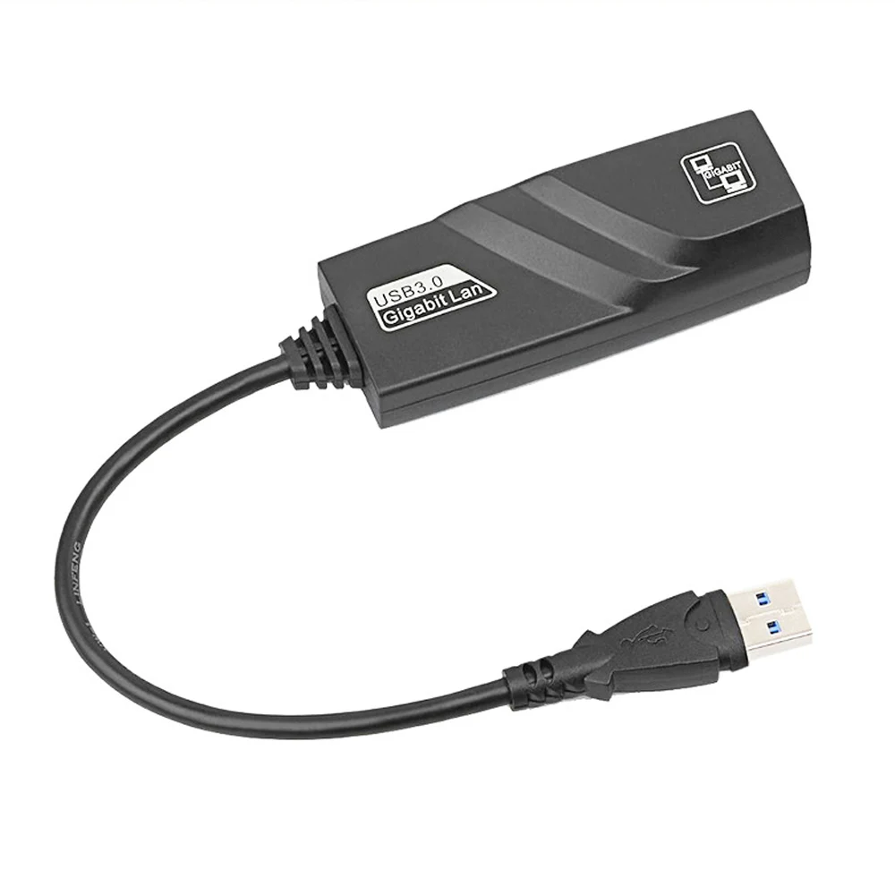 USB 3.0 10/100/1000Mbps Gigabit Ethernet Connector RJ45 External Network Card Converter LAN Adapter | Компьютеры и офис