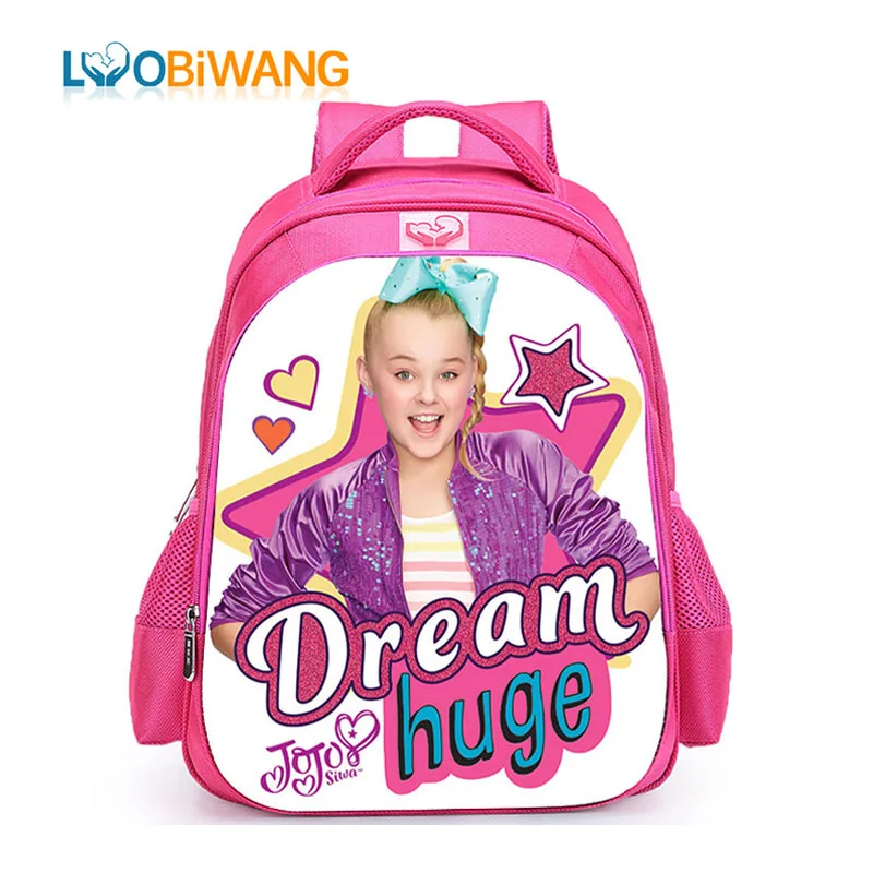 Школьная сумка LUOBIWANG Jojo Siwa для девочек школьный рюкзак с принтом Детский