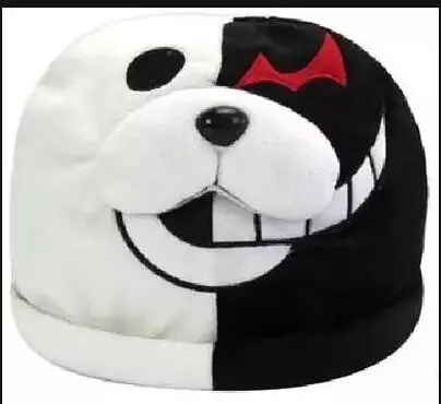 Danganronpa Dangan Ronpa Monokuma Monomi, флисовая Пижама-комбинезон, костюм на Хэллоуин, карнавал, вечеринку, одежда, комбинезон, одежда для сна - Цвет: Only Hat
