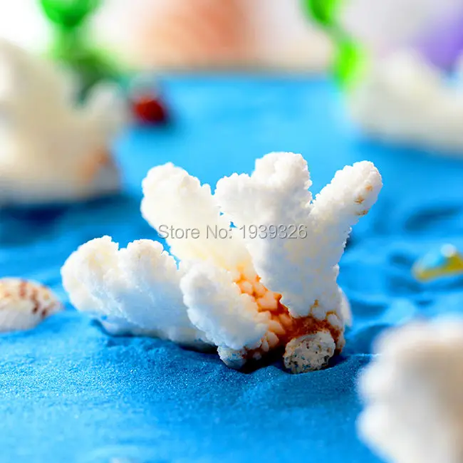 Натуральные белые коралловые рифы водные питомцы украшения для пруда декорация