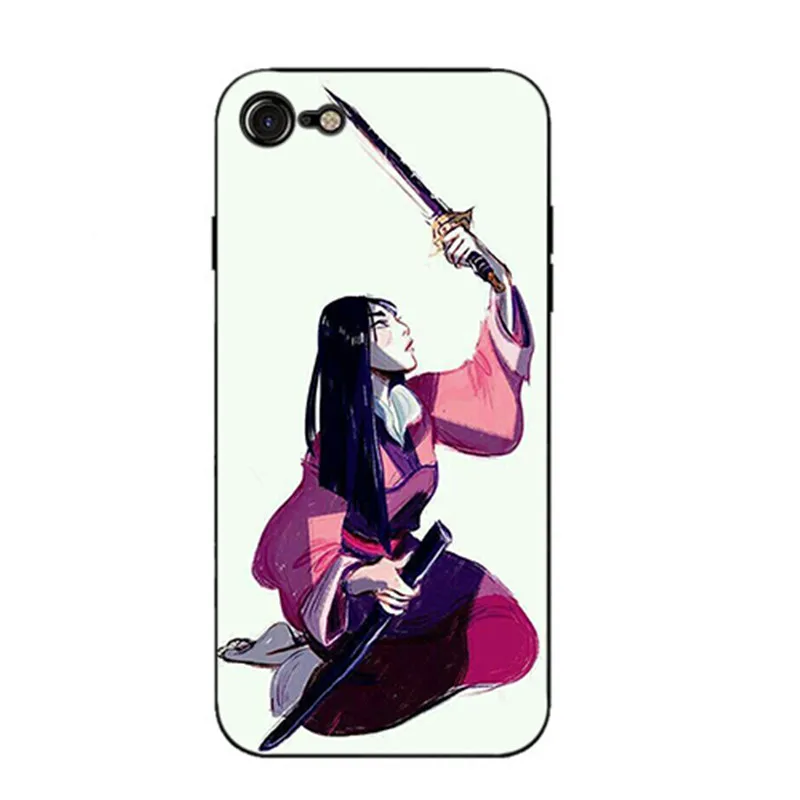 KMUYSL мультфильм Moive Mulan печать рисунок ТПУ чехол для телефона Apple iPhone 8 7 6 S Plus X 5 5S SE 5C