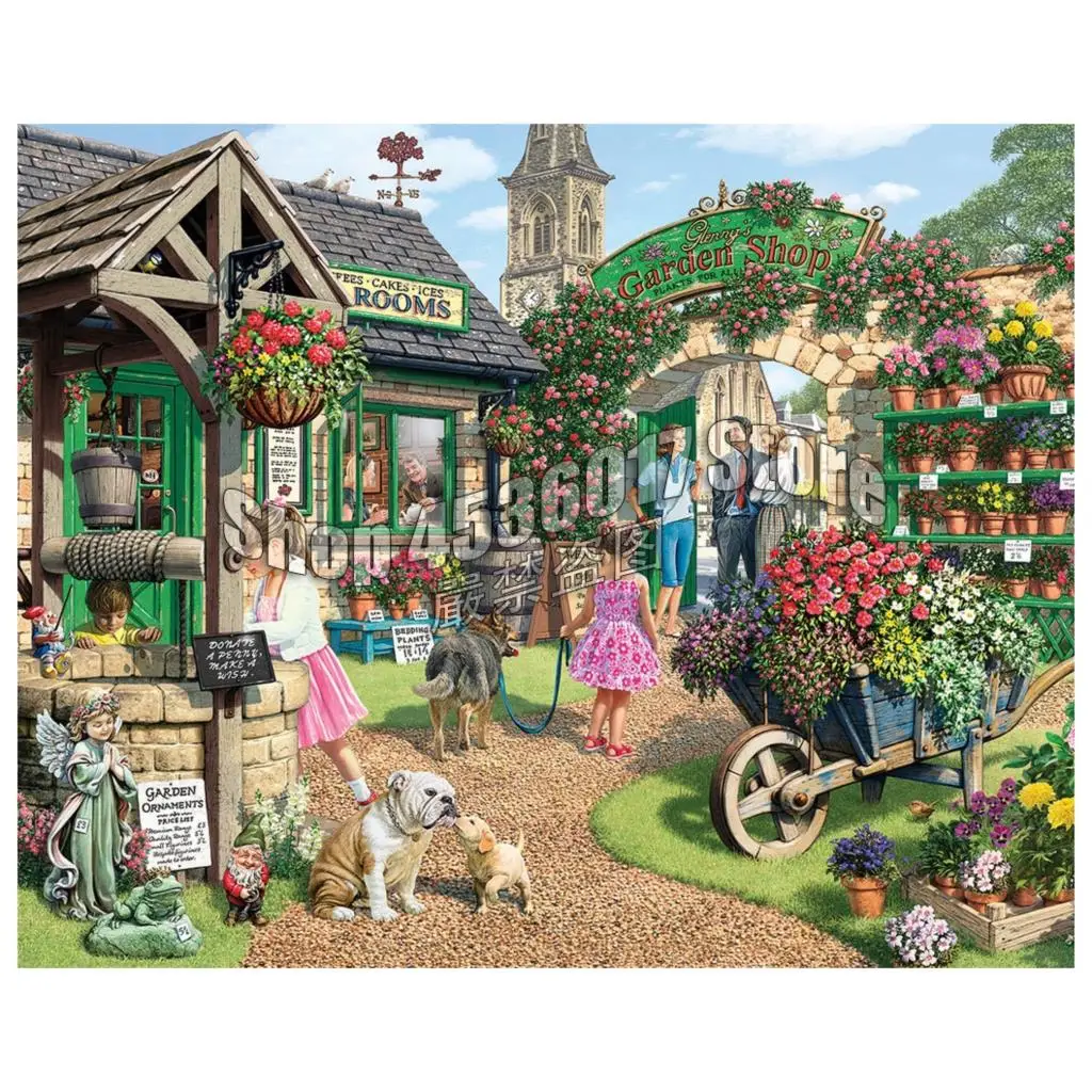 

5D DIY Diamond Painting Cross Stitch Gardening & Flowers Children Cabins Home Decor Embroidery Full Diamond Mosaic wall art gift