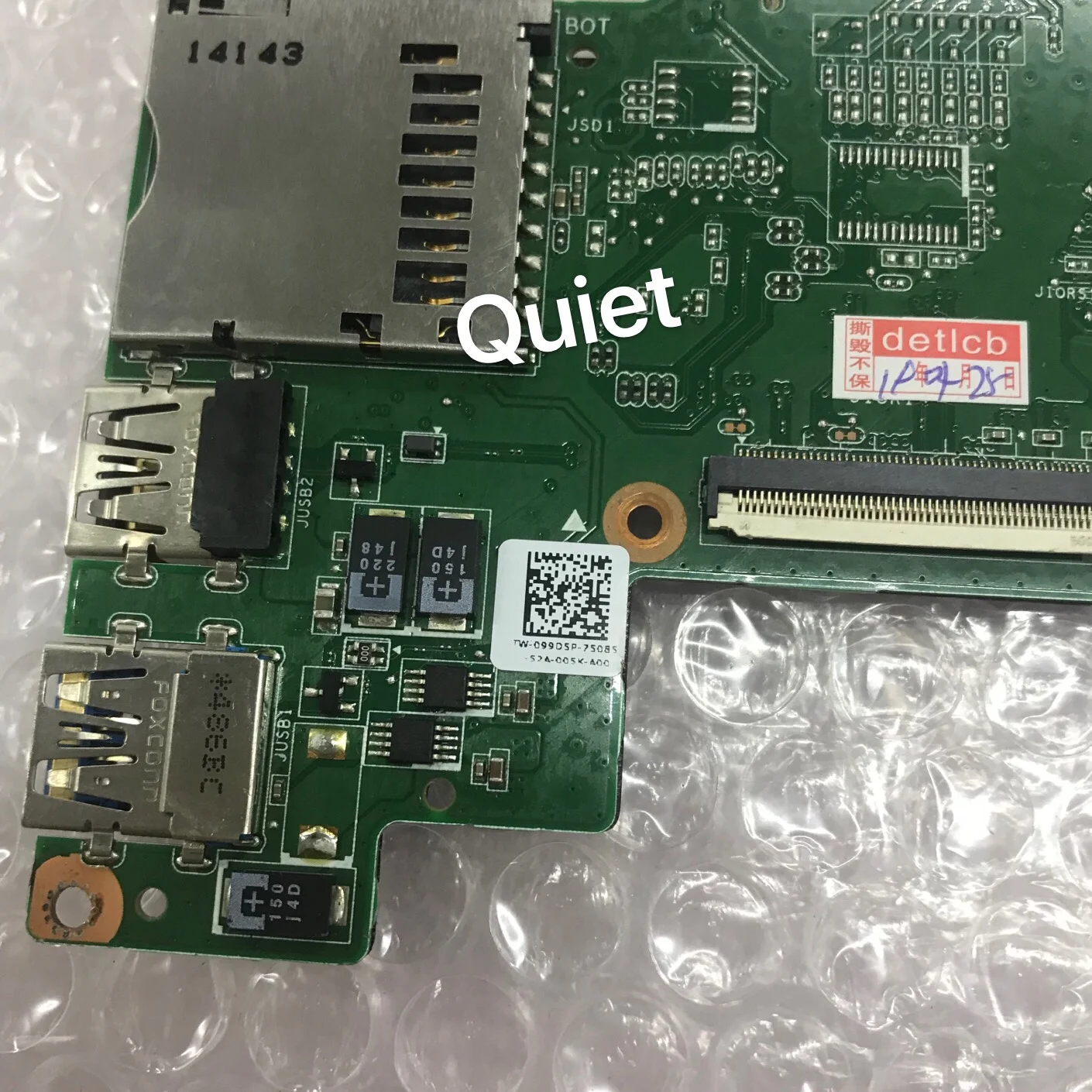 

For Dell Latitude 14 Rugged 5404 USB / SD Card Reader IO Circuit Board - 99D5P 099D5P