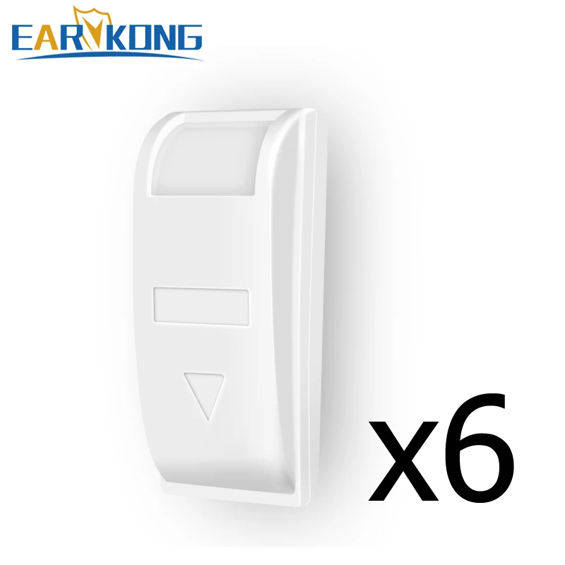 Проводная пассивная оконная занавеска инфракрасный детектор 6 шт. для проводной