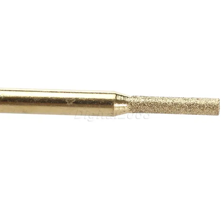 

30 Pcs THK Titanium Coated Diamond Rotary Burr Burrs Bit Points Rotary Tools Grinder For Jewelry Glass Rock