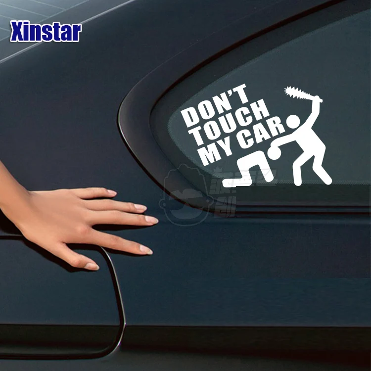 

Dont touch my car Car body sticker for volkswagen benz amg bmw m vk sline audi trd toyota