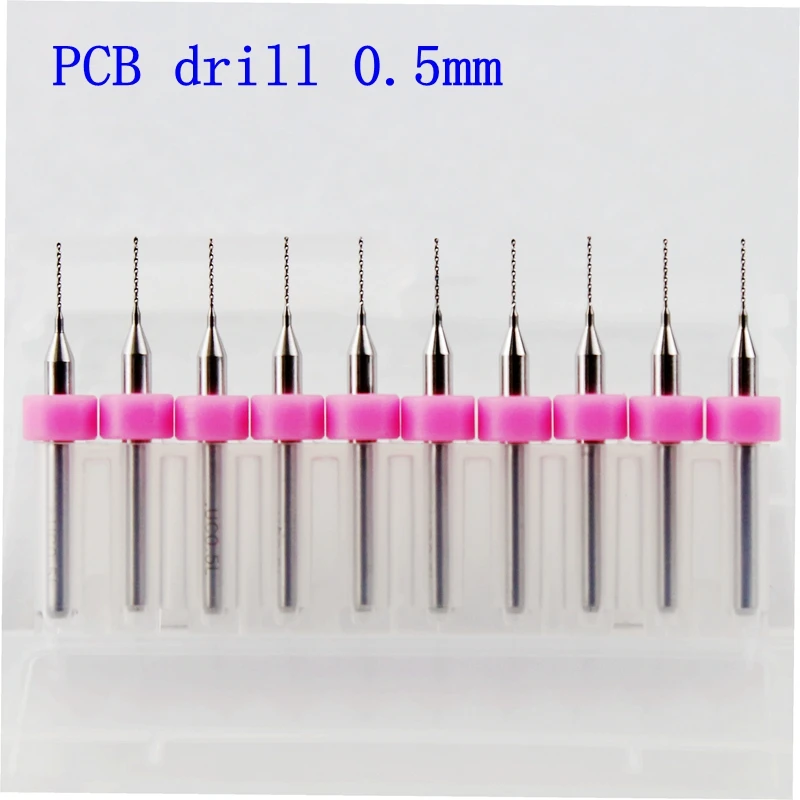 10 шт. карбидные мини сверла для печатной платы 0 5 мм|mini drill bit|drill bitpcb mini |