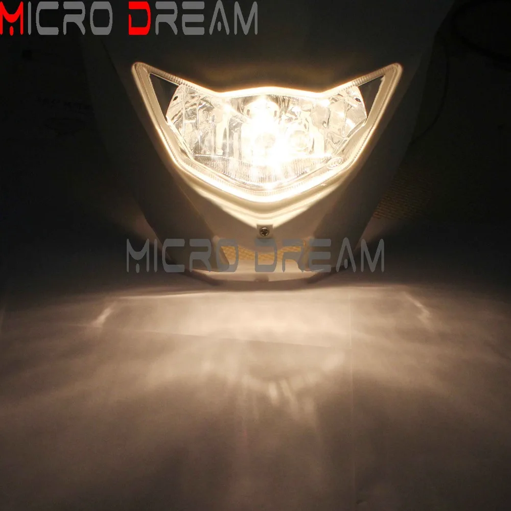 Набор галогеновых фар для мотокросса синий 12 В/35 Вт универсальный индикатор Yamaha WR