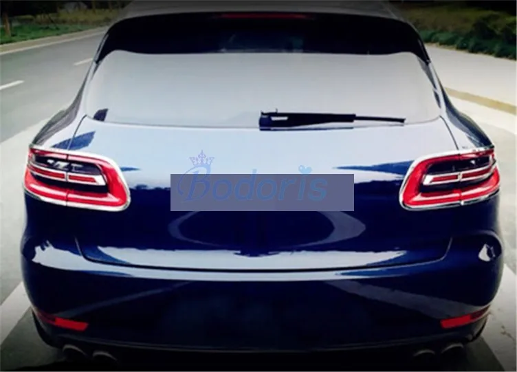 Для Porsche Macan 2014 2015 2016 2017 задняя крышка лампы Задний светильник накладка рамка