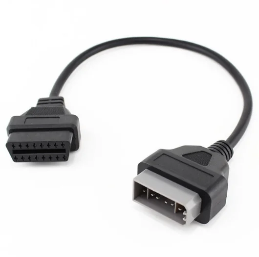14 Pin Male OBD1 to 16 Female OBD2 автомобильный диагностический Соединительный адаптер