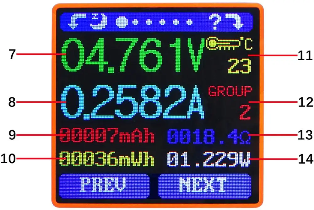 RD UM25 UM25C USB 2,0 tipo-C lcd voltimetro amperimetro metro del voltaje de corriente de carga de la bateria cable, comprobador
