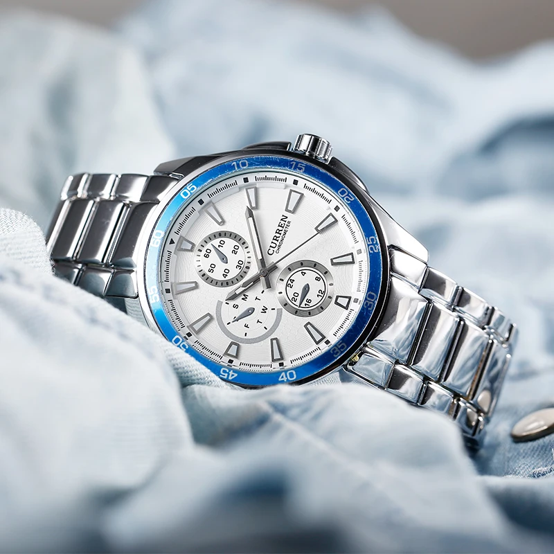 Curren мужские часы лучший бренд класса люкс Reloj хомбре кварцевые спортивные