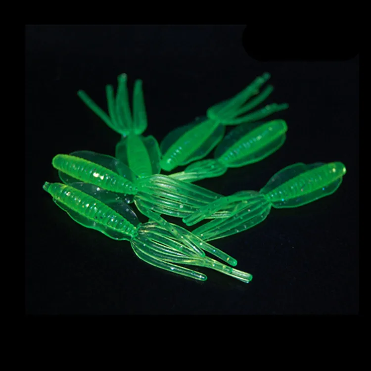 Free shipping 100pcs 5cm soft fishing worm baits artificial squid lure small plastic silica tackle | Спорт и развлечения