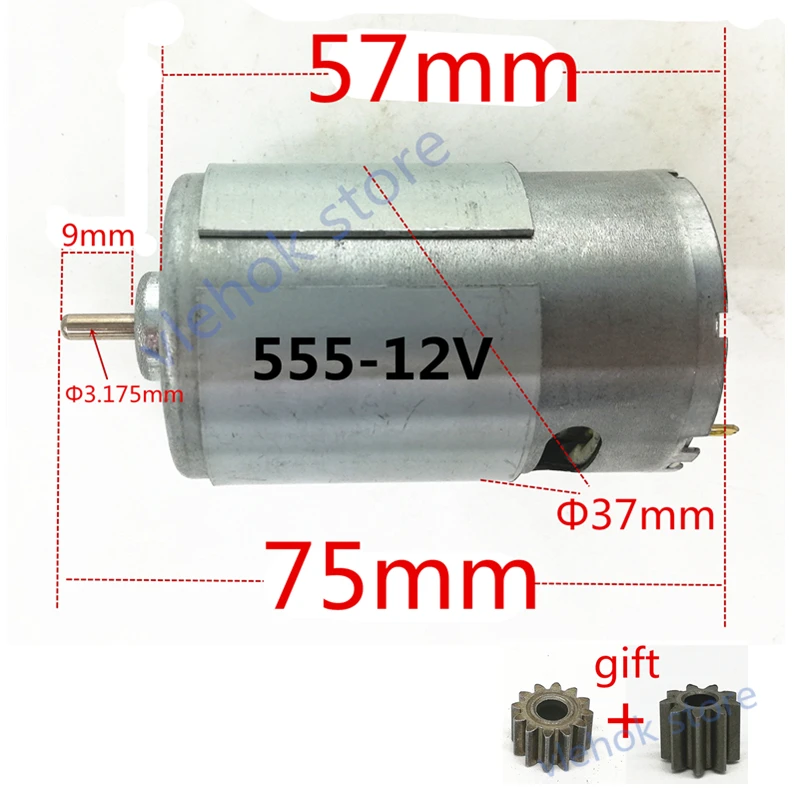 Двигатель RS 555 DC 10 8 V 12V заменить для HITACHI BOSCH DeWALT Hilti Makita WORX Ryobi электрическая